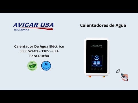 Calentador de Agua Eléctrico 5500W 110V 63A