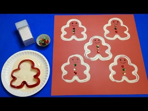 Cookie Cutter Gingerbread Prints