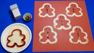 Cookie Cutter Gingerbread Prints