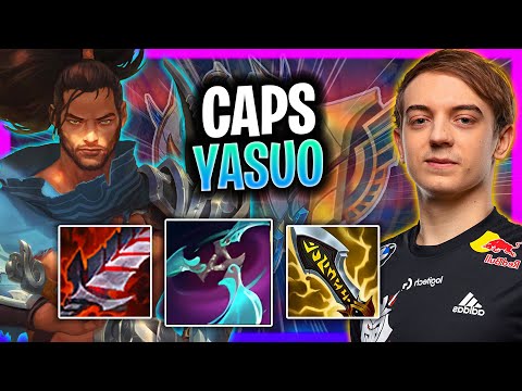 CAPS IS INSANE WITH YASUO! | G2 Caps Plays Yasuo Mid vs Smolder!  Season 2024