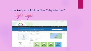 How to Open a Link in New Tab in Selenium WebDriver?