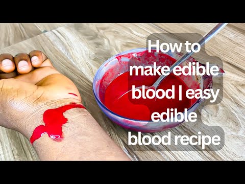 How to Make Realistic Edible Blood | Perfect for Cakes & Halloween!