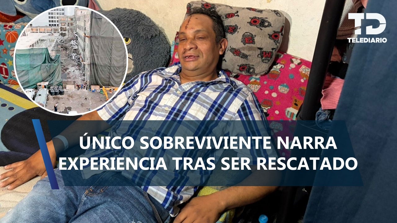 ¡Mi esposa me lo exigió! Ángel Miranda narra sobrevivió al derrumbe en San Antonio Abad