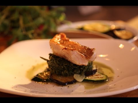 File škarpine s blitvom, na posteljici od patlidžana i tikvica - Fini Recepti by Crochef