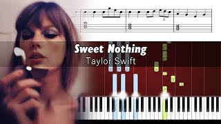 Taylor Swift - Sweet Nothing - Karaoke Piano Tutorial + SHEETS