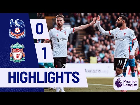 Crystal Palace vs Liverpool 0-1 Highlights: Diogo Jota GOAL | Premier League 2024/25
