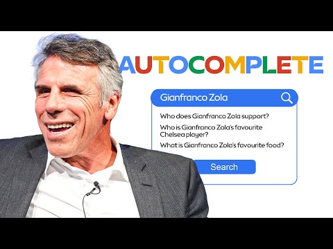Gianfranco Zola Answers the Web's Most Searched Questions About Him | Autocomplete Challenge