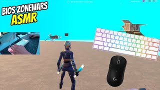 RK61 & Logitech G Pro ASMR 🤩 Blue Switches Chill Keyboard Fortnite Bio's Zone Wars 🎧