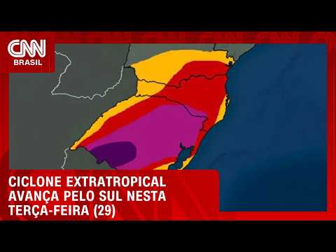 Sul do Brasil terá ciclone extratropical e nova frente fria esta semana | CNN NOVO DIA