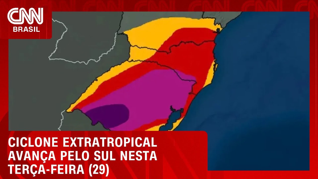 Sul do Brasil terá ciclone extratropical e nova frente fria esta semana | CNN NOVO DIA