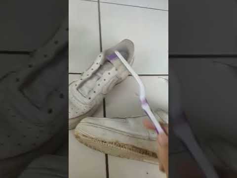 cleaning my air force 1                     Nettoyer mer air force 1               Partie 2 ✨👟