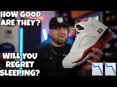 HOW GOOD ARE THE JORDAN 5 "FIRE RED" REALLY? THESE MAY BE ONE PEOPLE REGRET SLEEPING ON!