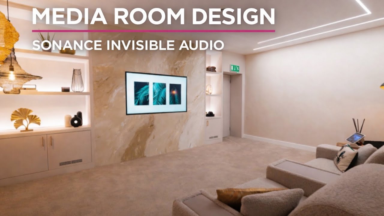 Sonance Invisible Speakers: Media Room Demo