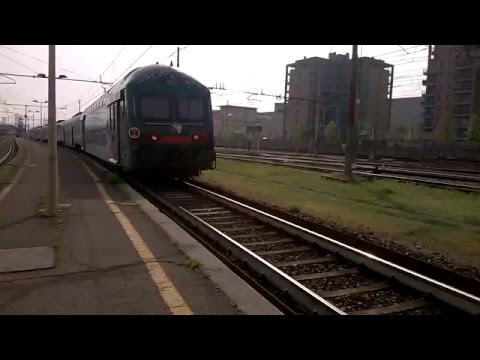 E464 255+5 piano ribassato+pilota 2 piani - Milano Greco 06/04/2016
