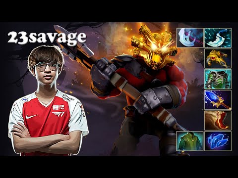 23savage - Axe Safelane with Xepher Hoodwink | Dota 2 7.29d Gameplay