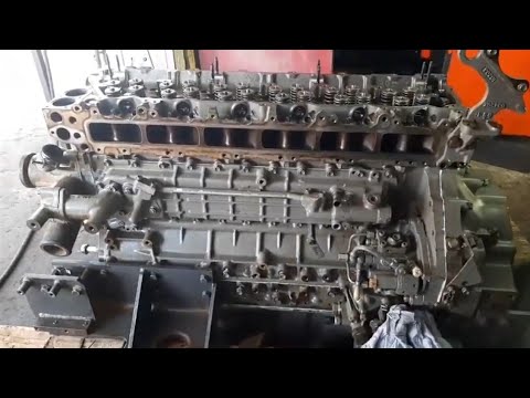 Excavator engine rebuild 6hk1 Isuzu.