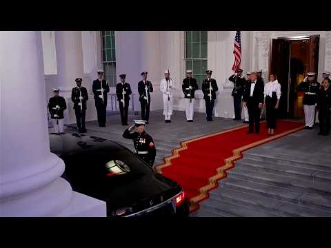 Xi Jinping arrives at White House for welcome banquet