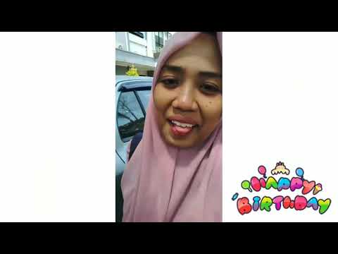 To my dearest friend, Zakiyah Kamiliyah. HAPPY BIRTHDAY TO YOU 🤗💞