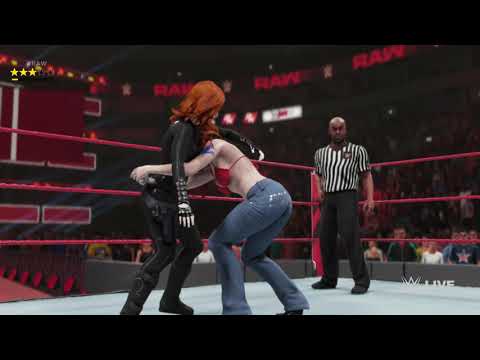 WWE 2K19 Ezra Scarlet (blue jeans) VS Black Widow