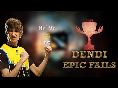 Dendi Epic Fail, dendi fail, Natus Vincere vs Invictus Gaming, fail navi