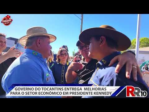 Governo do Tocantins entrega  melhorias para o setor econômico em Presidente Kennedy   28,06,2026