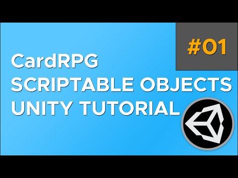 Cardrpg Scriptable Objects In Unity Tutorial Part 1 Project Setup