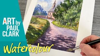 How to Paint Dark Shadows & Dappled Light in Watercolour