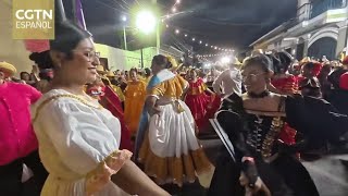 Nicaragua celebra el baile de marimba más grande, con tres mil participantes