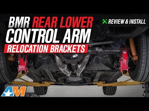 2004-2014 Mustang BMR Rear Lower Control Arm Relocation Brackets Review & Install