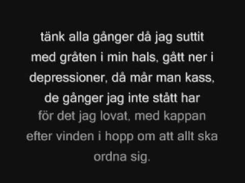 Tänk alla gånger - fonky fresh (med rmk) LYRICS