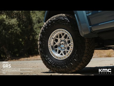 KMC KM549 GRS | Gloss Silver with Machined Face | 17x9 | Ford Raptor