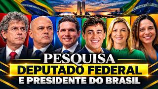 NOVA PESQUISA DEPUTADO FEDERAL 2026 por ESTADOS e PESQUISA PRESIDENTE DO BRASIL QUEM ESTÁ NA FRENTE