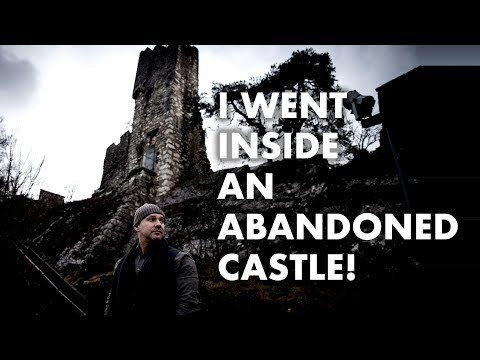 I went inside an abandoned castle! - Visiting Baden, Switzerland