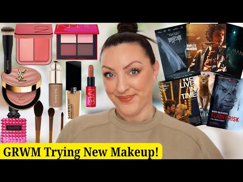 GRWM NEW MAKEUP & MOVIES | Lisa Eldridge, Natasha Denona, Nars, Rare Beauty & MORE!
