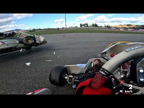 Crash at kartodromo afidnes