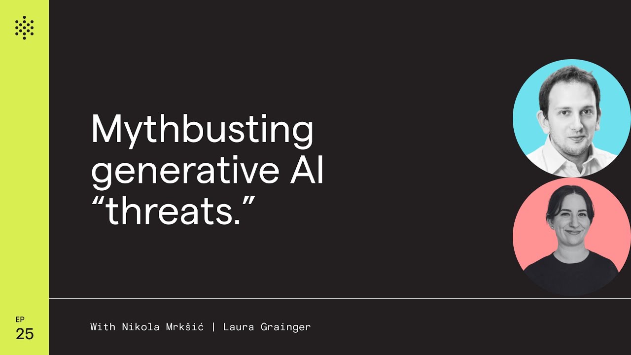 Mythbusting generative AI “threats”.