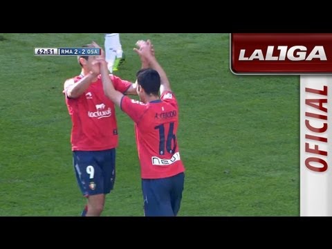 Gol de Cejudo (2-2) en el Real Madrid - Osasuna - HD