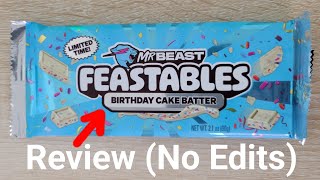 NEW Mr Beast Feastables Birthday Cake Batter Review