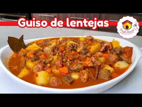 Guiso de lentejas SUPER FÁCIL delicioso