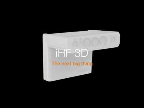 Video Senzor de prezenta profesional,detectie inteligenta inalta frecventa,160 grade,raza max.7m,IP54,exterior,negru iHF 3D