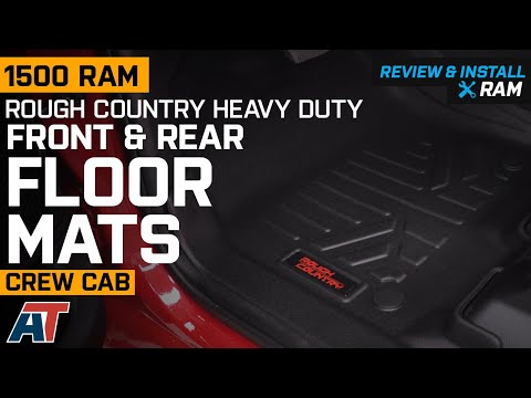 2019 RAM 1500 Rough Country Heavy Duty Front & Rear Floor Mats (2019 Crew Cab) Review & Install