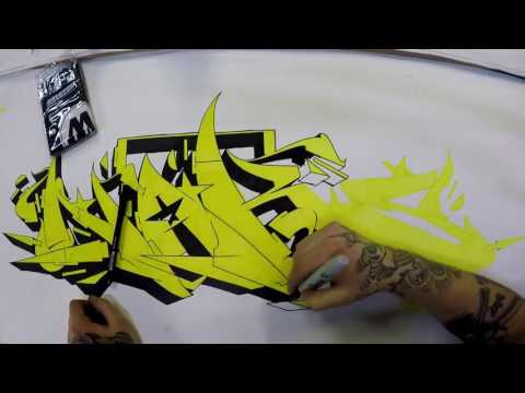 Naks Sdk - Sketch Session with Molotow Aqua Twin Markers - Subscribe to Naks channel! Link below.