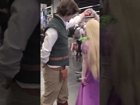 Rapunzel and Flynn Rider from Rapunzel – Neu verföhnt Cosplay by @nessiii.22x #shorts