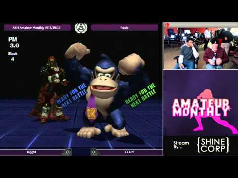 BiggM (Ganon) vs CCard (DK) - ASH Amateur Monthly #5 Project M Pools