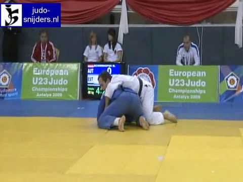 Judo 2009 Antalya: Max Schirnhofer (AUT) - Aleksander Marmeljuk (EST) [-90kg].
