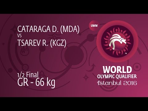 1/2 GR - 66 kg: R. TSAREV (KGZ) df. D. CATARAGA (MDA) by TF, 10-0