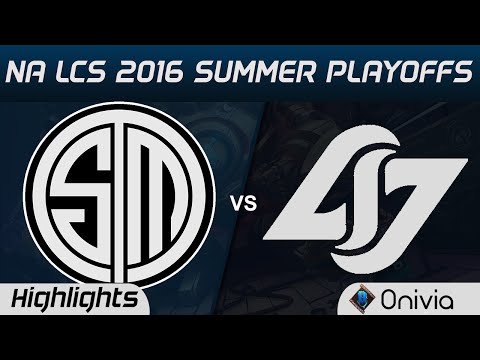 TSM vs CLG Highlights Game 1 NA LCS 2016 Summer Playoffs Semi Finals Team Solo Mid vs Counter Logic