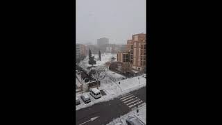 Snow in Albacete 2020 🎵 Rockin&#39; around the Christmas tree : Dia Frampton