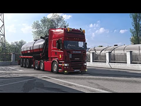 ETS2 1.57 Realistic Driving | Scania R500 V8 Fuel Haul - Challenging European Roads #ets2