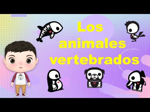 Los animales vertebrados para niños de  primaria